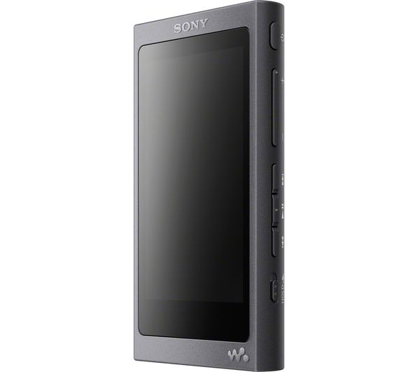 SONY NW-A45 Walkman Touchscreen MP3 Player with FM Radio - 16 GB, Black, Black