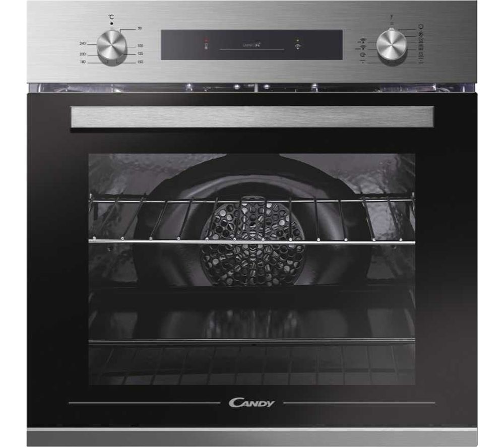 CANDY FCP602X E0E/E Electric Smart Oven - Stainless Steel & Black, Stainless Steel