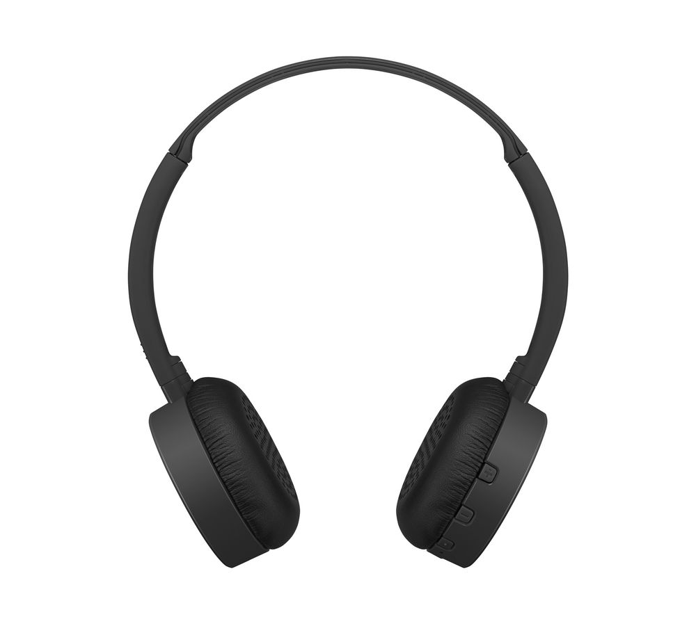 JVC Street Sound HA-S24W-B-E Wireless Bluetooth Headphones - Black, Black