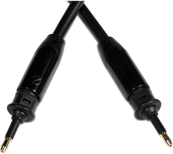 SANDSTROM AV Black Series S1OPT114X Digital Optical Cable - 1 m, Black