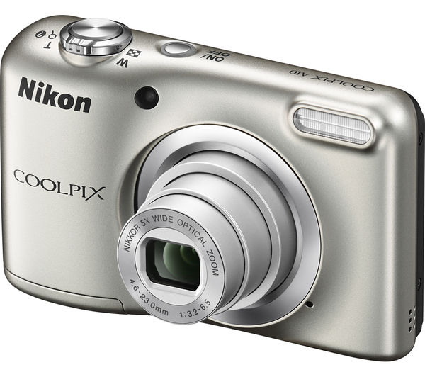 NIKON COOLPIX A10 Compact Camera - Silver, Silver