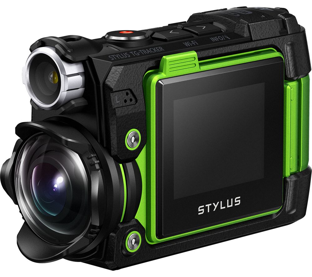 OLYMPUS TG-Tracker 4K Ultra HD Action Camera - Green, Green