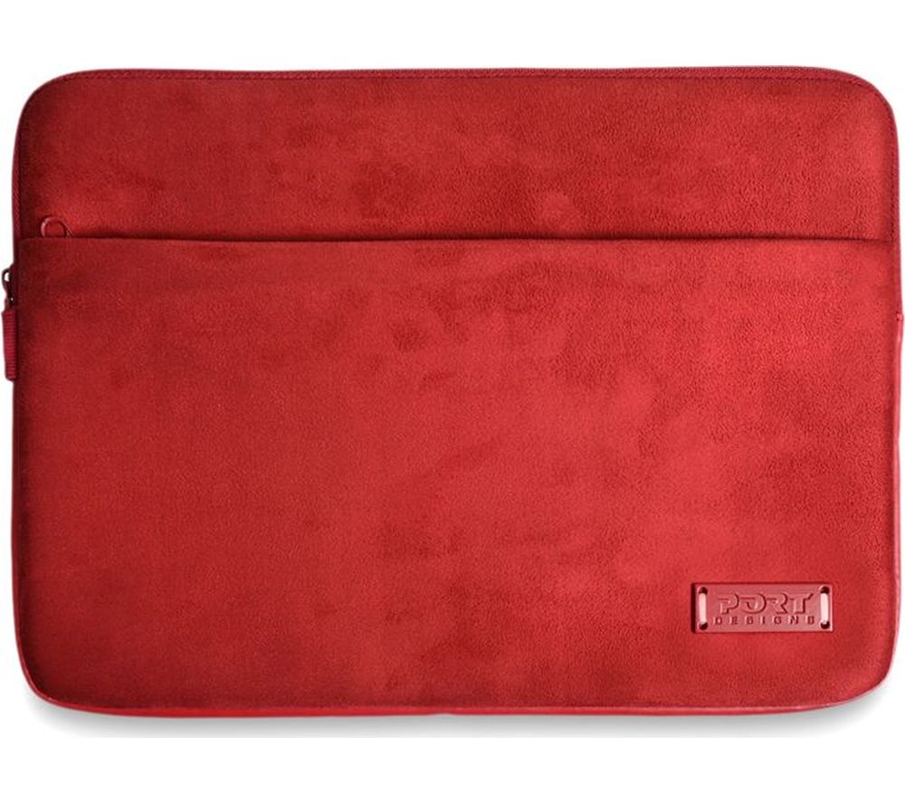 PORT DESIGNS Milano 12" Laptop Sleeve - Red, Red