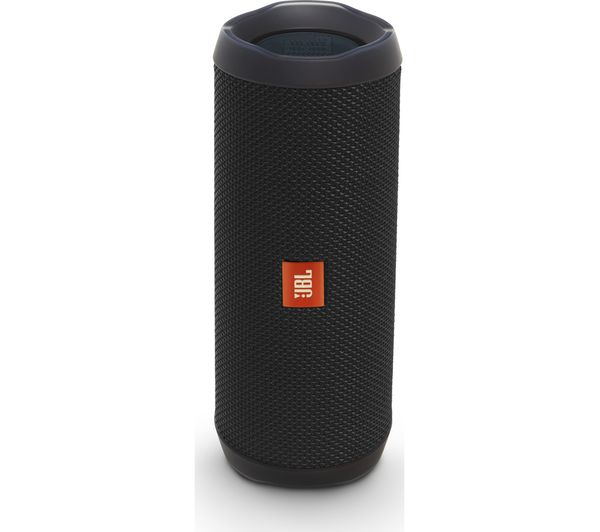 JBL Flip 4 Portable Bluetooth Wireless Speaker - Black, Black