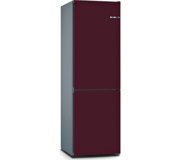 BOSCH Serie 4 Vario Style KGN39IJ3AG 60/40 Fridge Freezer - Plum, Plum