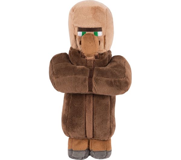 MINECRAFT Villager Plush Toy with Hang Tag - 12", Brown, Brown