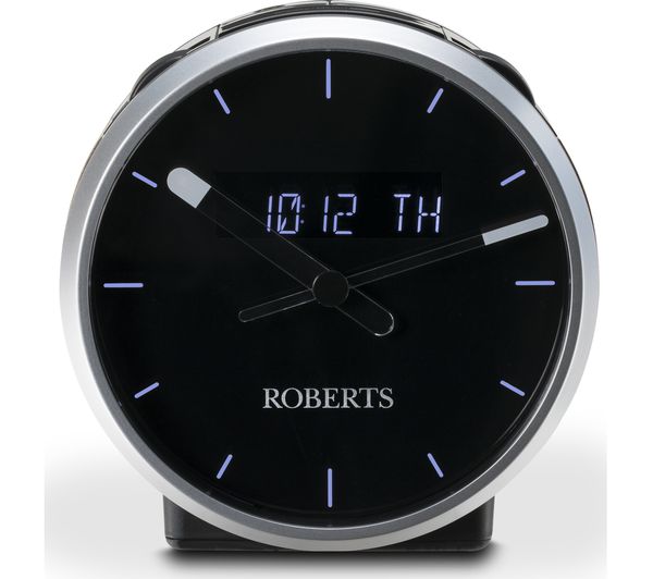 ROBERTS Ortus Time DAB Clock Radio - Black, Black