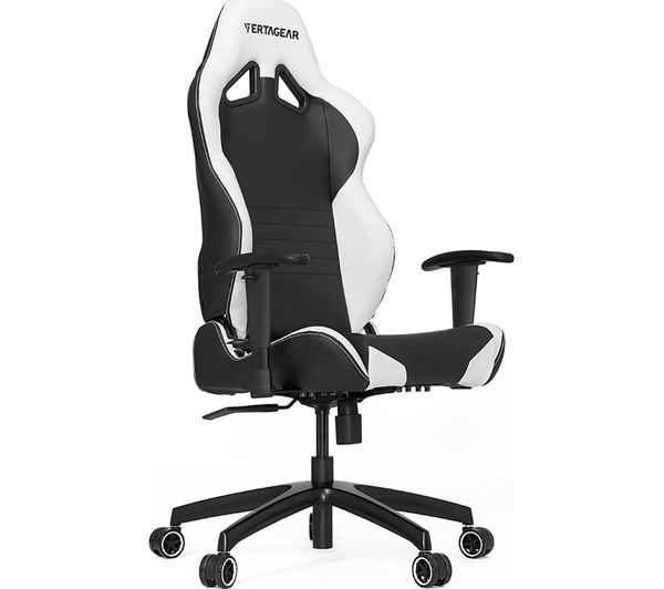 VERTAGEAR S-Line SL2000 Gaming Chair - Black & White, Black