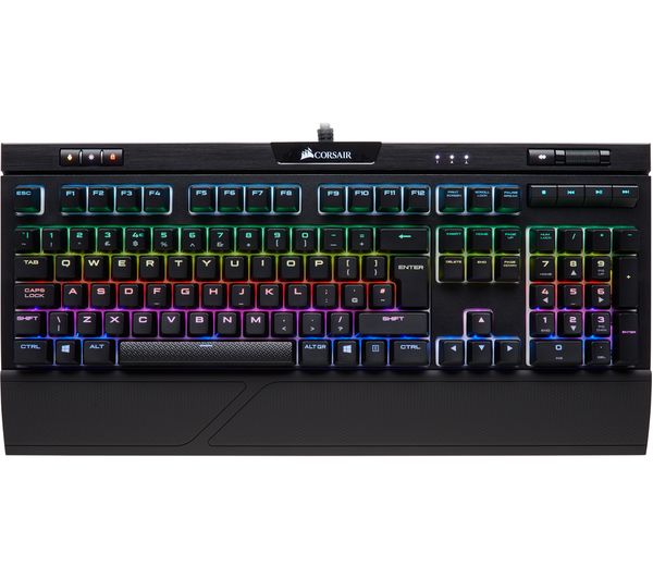 CORSAIR STRAFE RGB MK.2 Mechanical Gaming Keyboard - Silent Switches