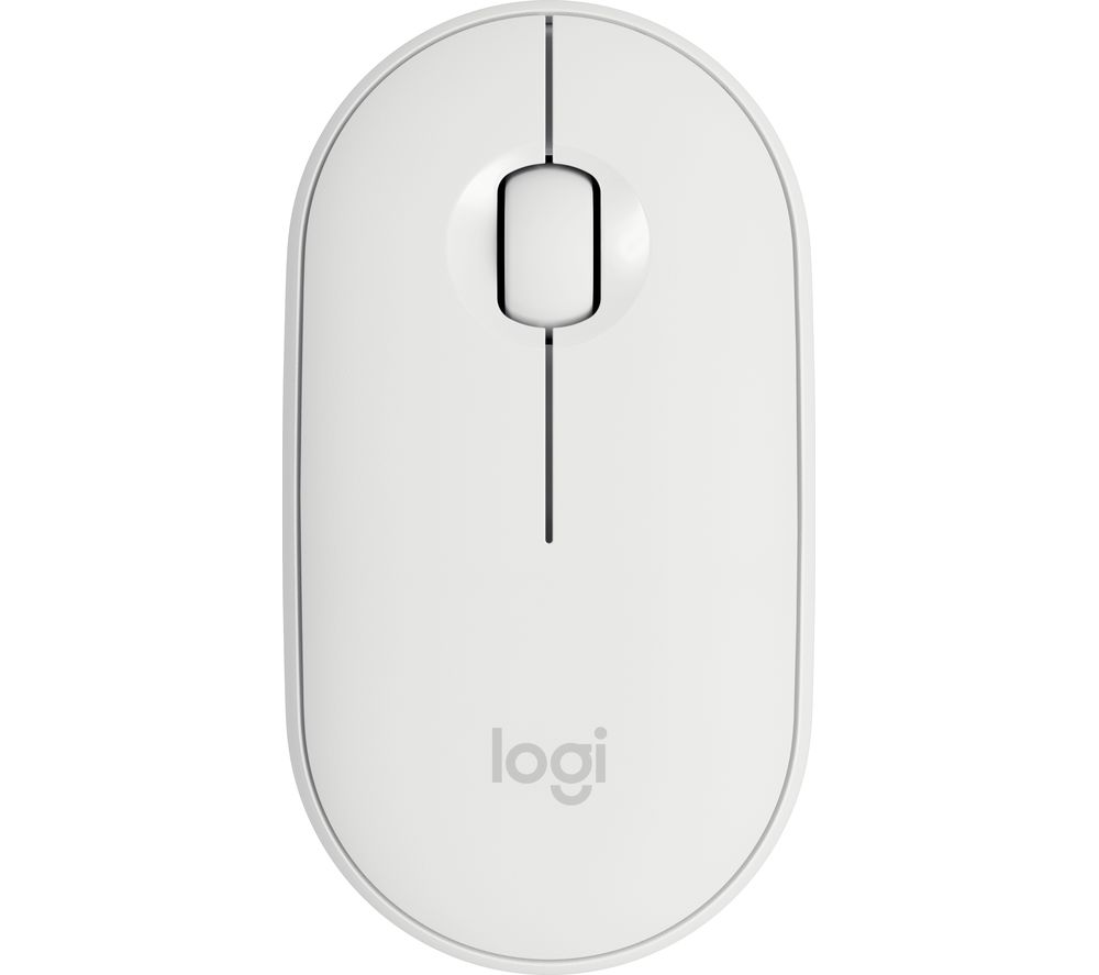 LOGITECH Pebble M350 Wireless Optical Mouse - White, White