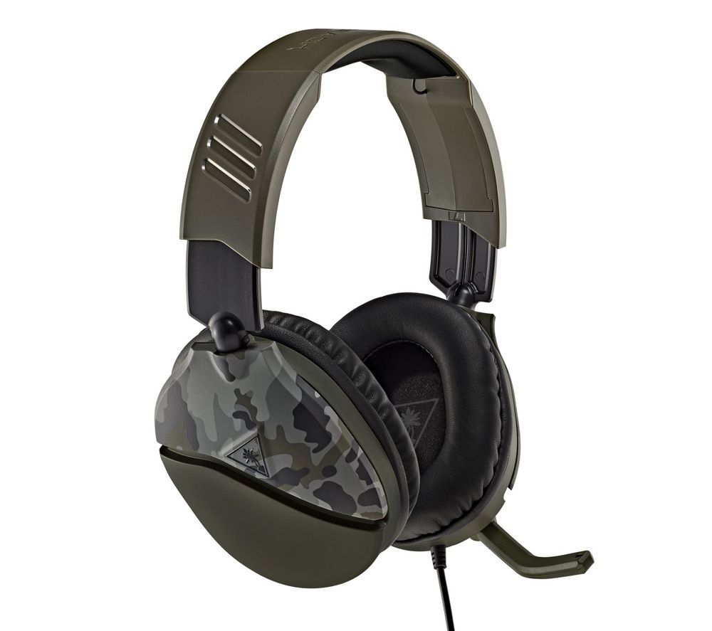 TURTLE BEACH Recon 70 Gaming Headset - Green Camo, Green,Patterned