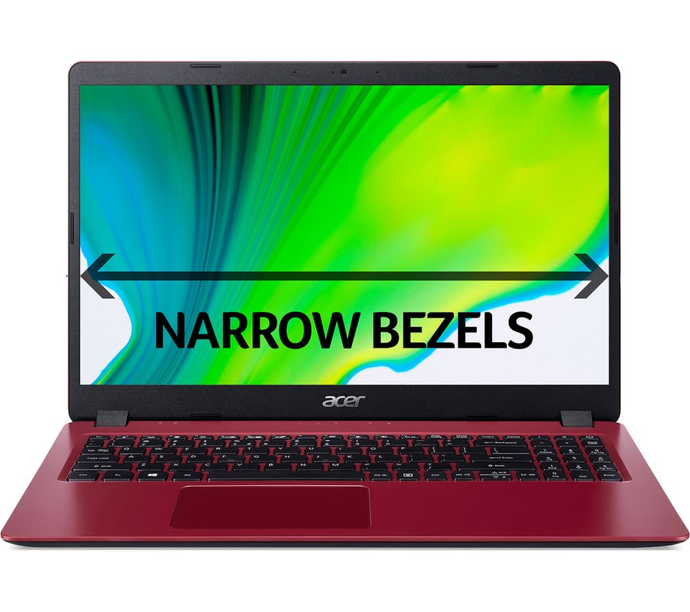 ACER Aspire 3 15.6" Laptop - Intel®Core i3, 1 TB HDD, Red, Red