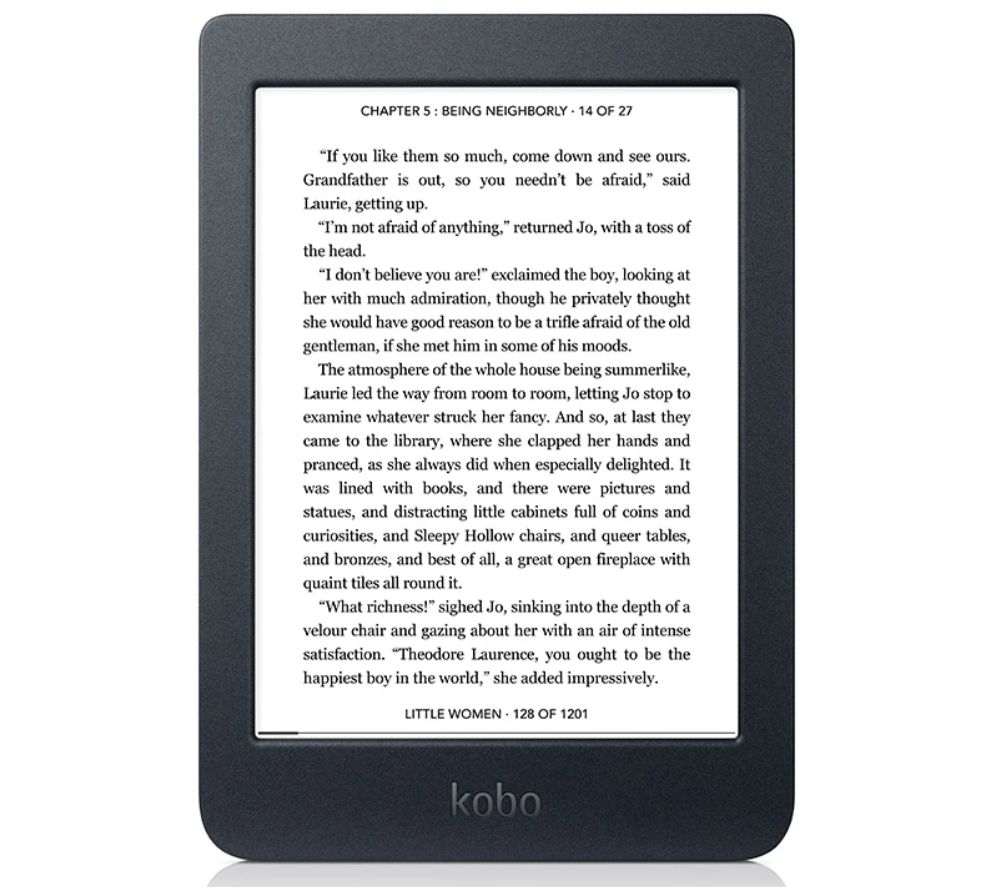 KOBO Nia HD 6" eReader - 8 GB, Black, Black