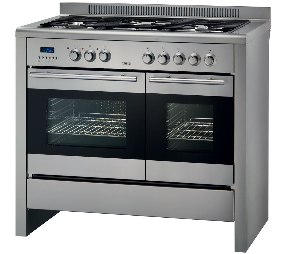 ZANUSSI ZCM1031X Dual Fuel Range Cooker - Stainless Steel, Stainless Steel