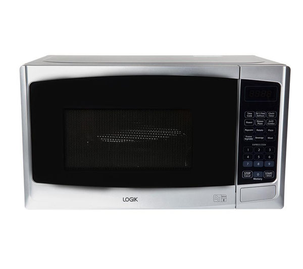 LOGIK L20GS14 Microwave with Grill - Silver, Silver