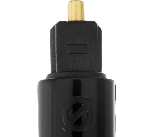 SANDSTROM AV Black Series Digital Optical Cable - 3 m, Black