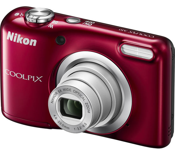 NIKON COOLPIX A10 Compact Camera - Red, Red