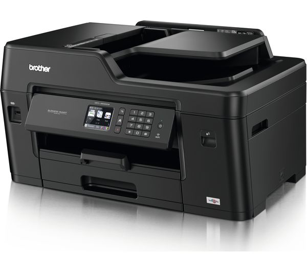 BROTHER MFCJ6530DW All-in-One Wireless A3 Inkjet Printer with Fax, Black