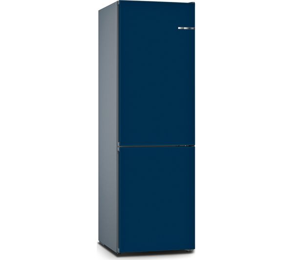 BOSCH Serie 4 Vario Style KGN39IJ3AG 60/40 Fridge Freezer - Pearl Night Blue, Blue