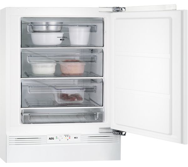 AEG ABB6821VAF Integrated Undercounter Freezer, Cream