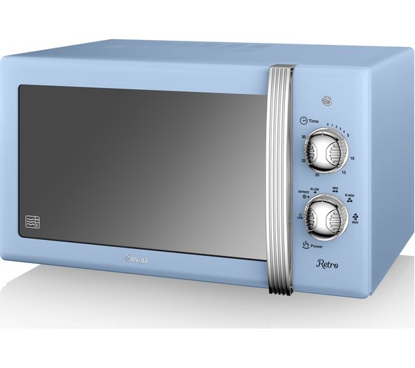 SWAN SM22130BLN Solo Microwave - Blue, Blue