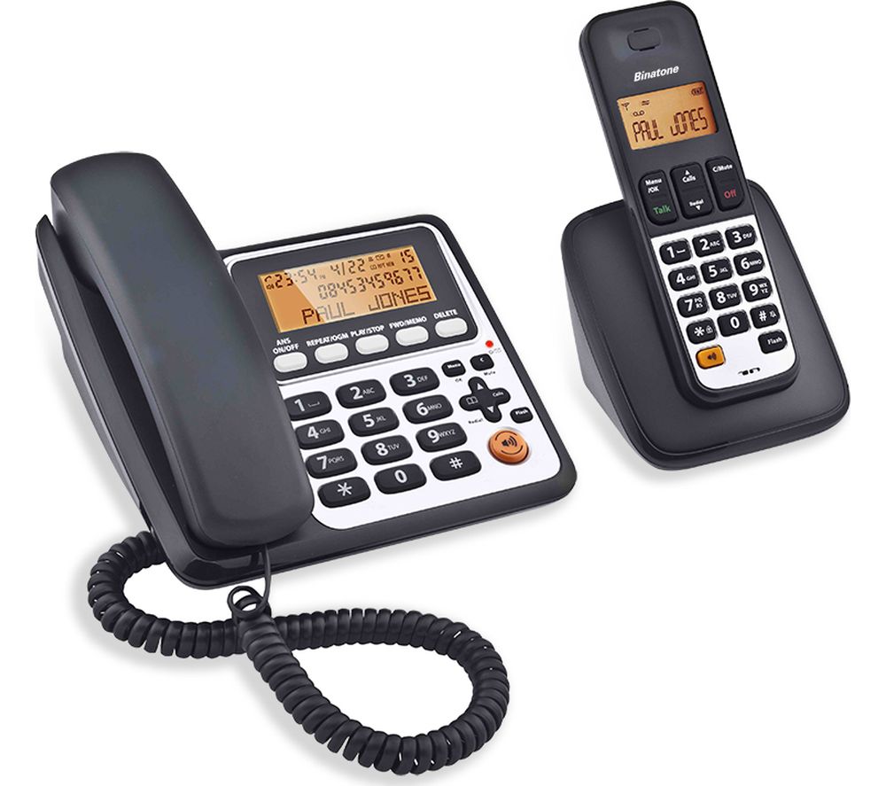 BINATONE Concept Combo 3525 Corded Phone with Cordless Handset