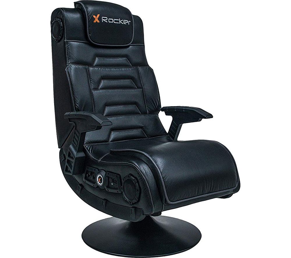 X ROCKER Pro 4.1 DAC Gaming Chair - Black, Black
