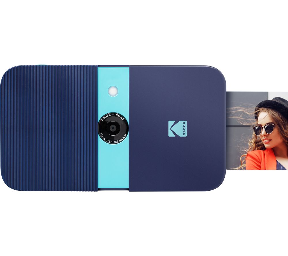 KODAK Smile Digital Instant Camera - Blue, Blue