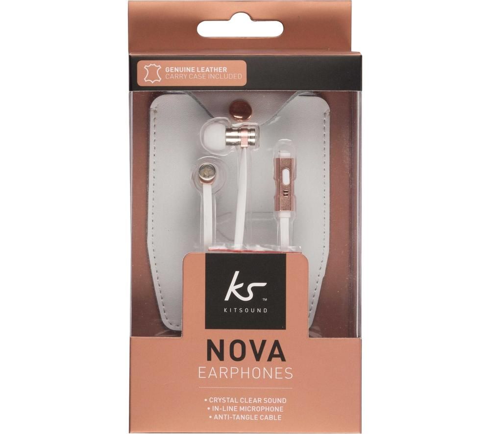 KITSOUND Nova KSNOVRG Earphones - Rose Gold, Gold