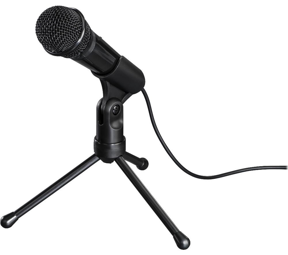 HAMA MIC-P35 Allround Microphone - Black, Black