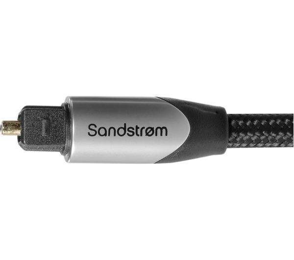 SANDSTROM AV Silver Series Digital Optical Cable - 2 m, Silver
