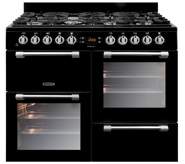 LEISURE Cookmaster CK100G232K 100 cm Gas Range Cooker - Black, Black