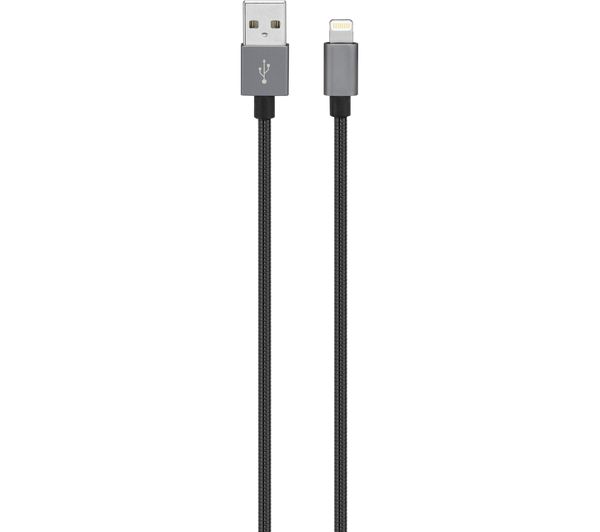 SANDSTROM SLNKVBK18 Lightning to USB 2.0 Cable - 1 m