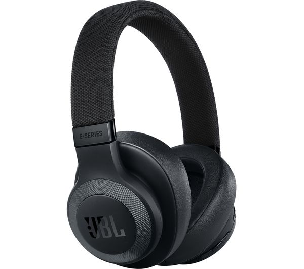 JBL E65BTNC Wireless Bluetooth Noise-Cancelling Headphones - Black, Black