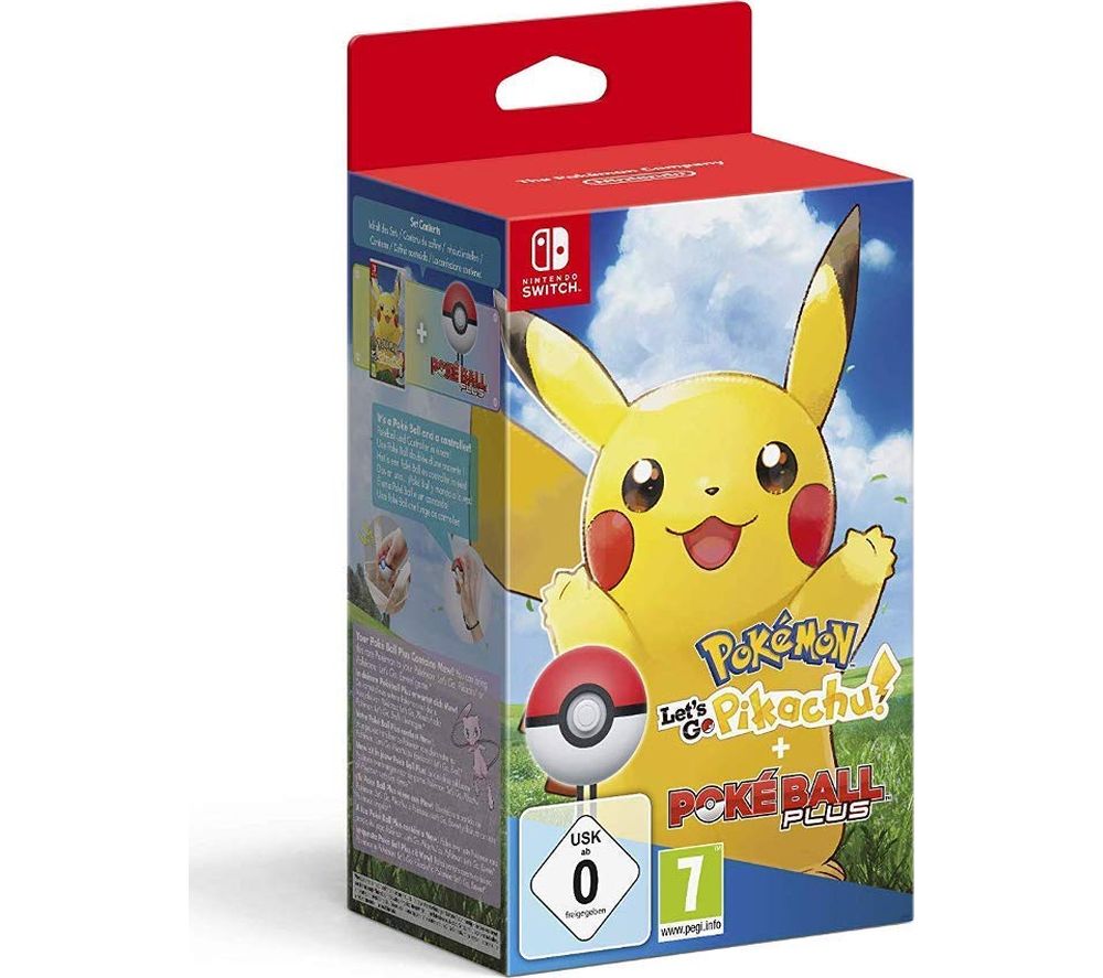 NINTENDO SWITCH Pokemon: Let's Go, Pikachu! with Poke Ball Plus Controller