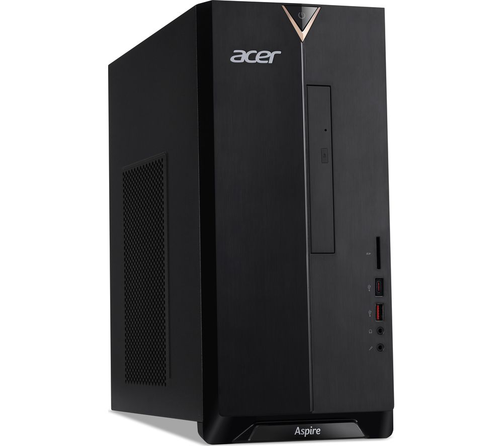ACER Aspire XC-885 Desktop PC - Intelu0026regCore i5, 1 TB HDD & 128 GB SSD, Black, Black