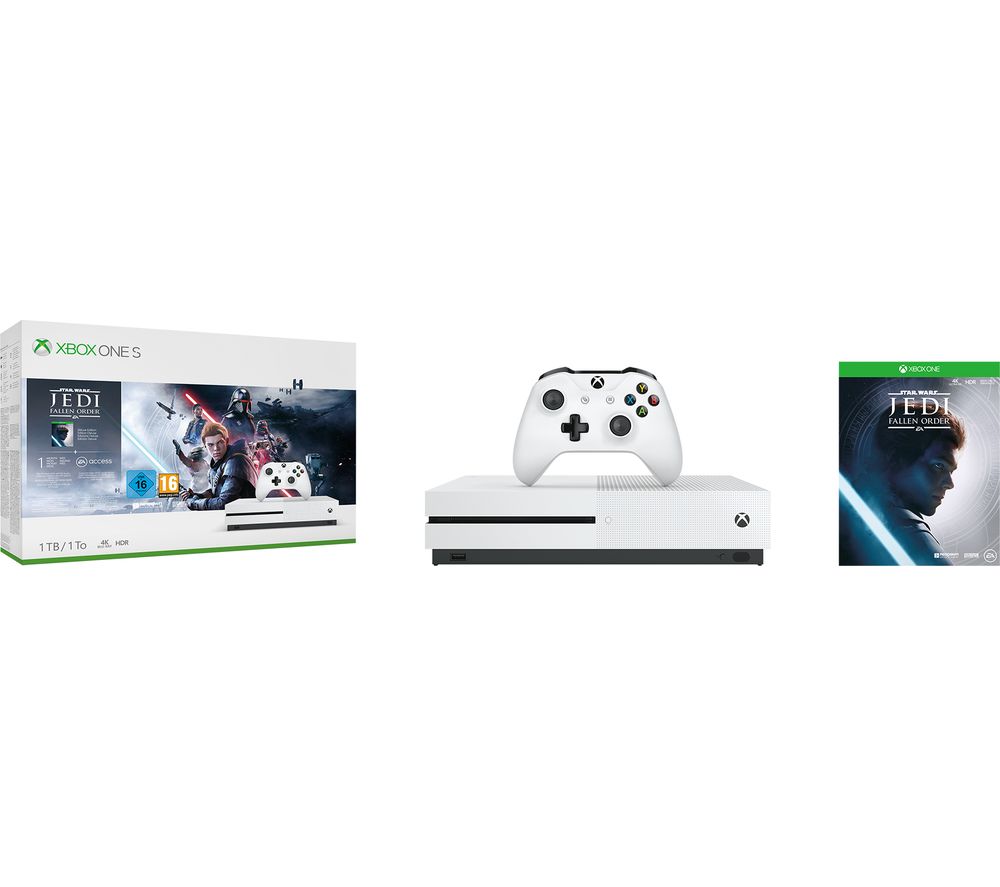 Xbox One S with Star Wars Jedi: Fallen Order Deluxe Edition Bundle - 1 TB