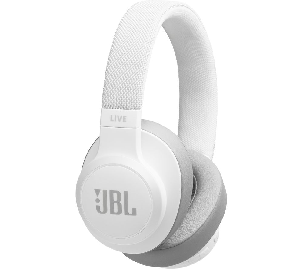 JBL Live 550BT Wireless Bluetooth Earphones - White, White