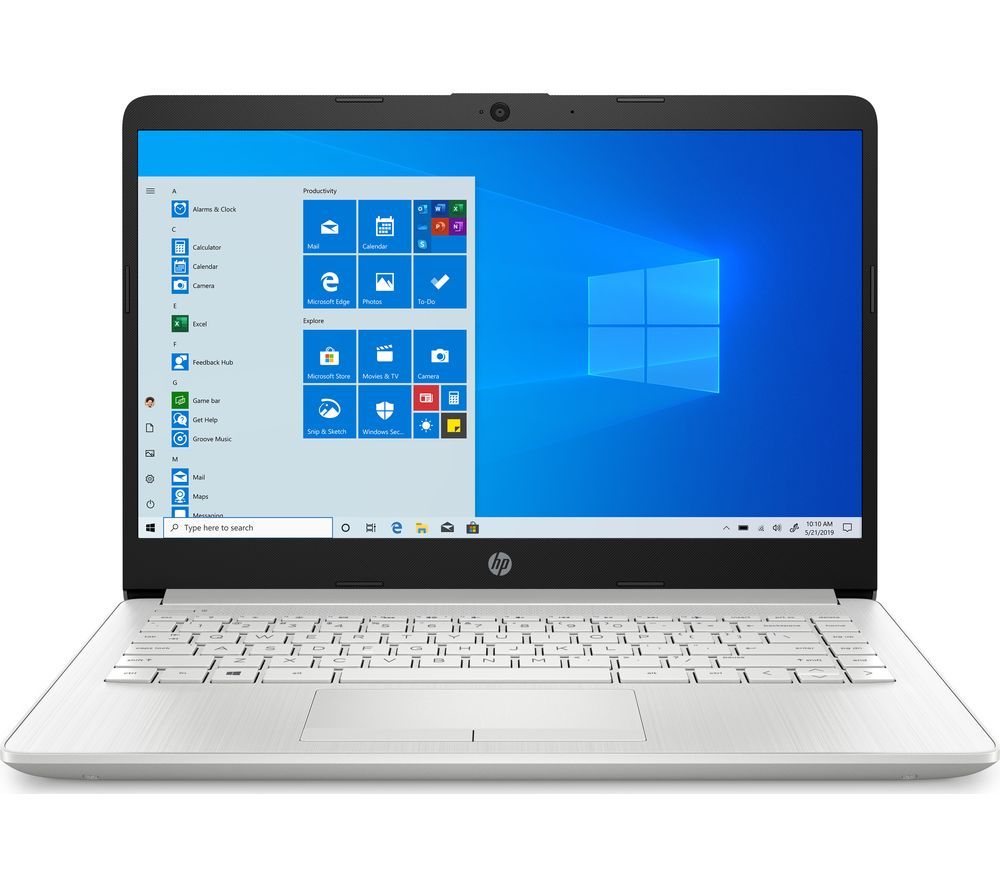 HP 14-cf2505sa 14" Laptop - Intel®Core i7, 256 GB SSD, Silver, Silver