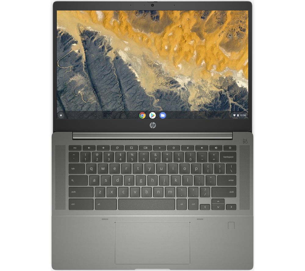HP 14b-na0502na 14" Chromebook - AMD Ryzen 5, 128 GB SSD, Silver, Silver
